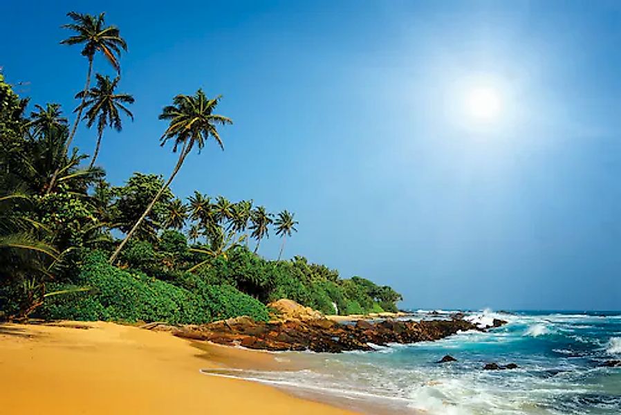 Papermoon Fototapete »Sri Lanka Tropical Beach« glatt günstig online kaufen