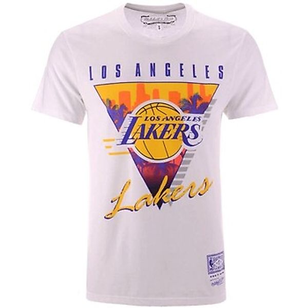 Mitchell And Ness  T-Shirts & Poloshirts T-shirt Los Angeles Lakers NBA Fin günstig online kaufen