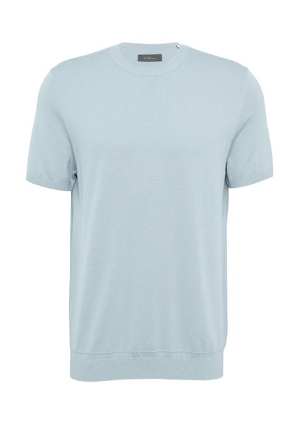 s.Oliver Kurzarmpullover Strickpullover Feingestricktes T-Shirt aus günstig online kaufen