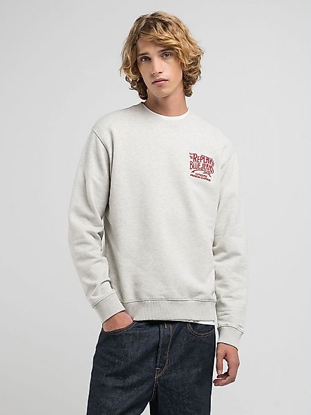 Replay Sweatshirt mit Stickerei auf der günstig online kaufen