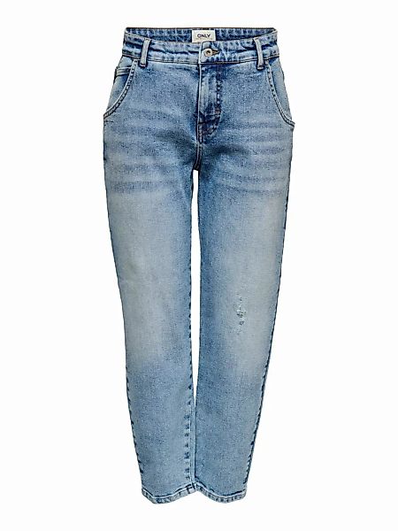 Only Troy Life Carrot Ankle Dot429 Jeans Mit Hoher Taille S Light Blue Deni günstig online kaufen