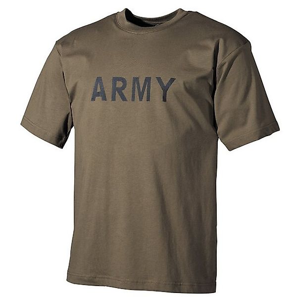 MFH T-Shirt T-Shirt bedruckt "Army" 100 % Baumwolle US Army Shirt günstig online kaufen