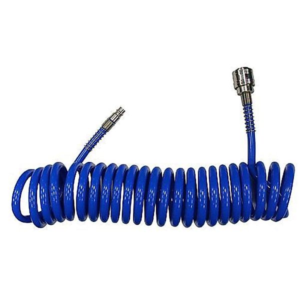 PROREGAL Sicherheits Spiral-Druckluftschlauch PU01110 MeterØ 8x10mm Anschlu günstig online kaufen