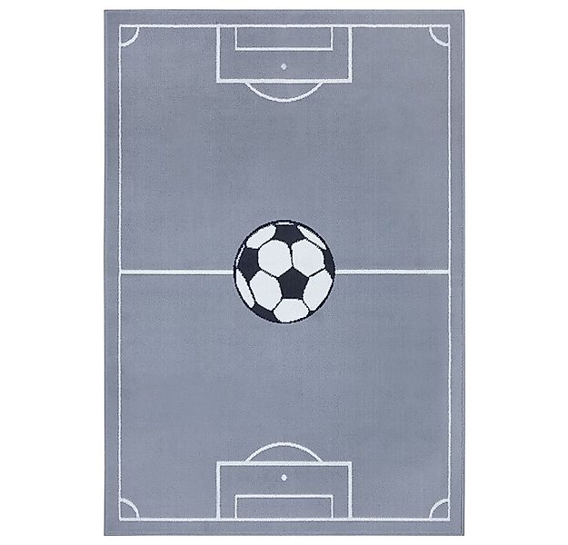 HANSE Home Kinderteppich Kinderteppich Estádio Hellgrau, rechteckig, Höhe: günstig online kaufen