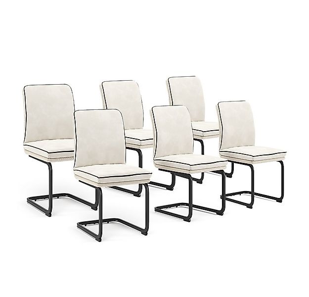 Vicco Esszimmerstuhl Eleganza, Beige, 6er Set günstig online kaufen