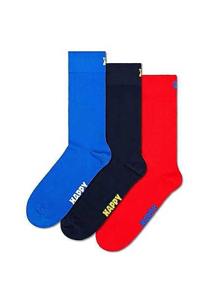 Happy Socks Freizeitsocken Happy Socks Socken SOLID SOCKS P001015 Mehrfarbi günstig online kaufen
