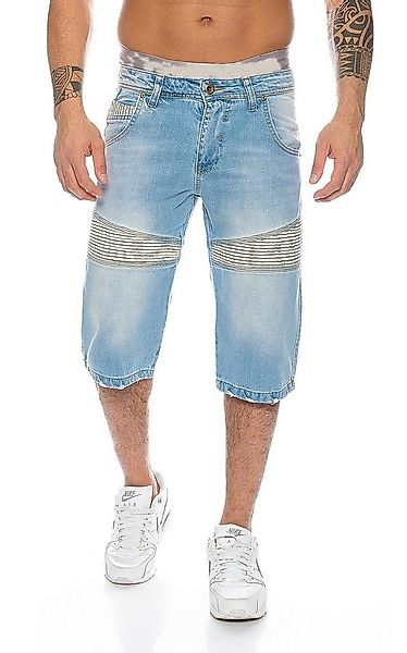 Lorenzo Loren Jeansshorts Herren Shorts Denim Blau LL-389 günstig online kaufen