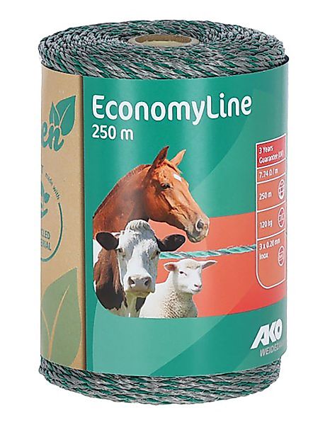 Kerbl Weidenzaun Litze EconomyLine, 250 m, günstig online kaufen