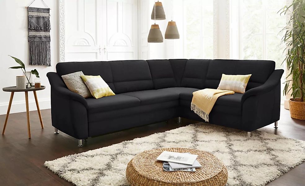 sit&more Ecksofa "Cardoso L-Form", mit Federkern, wahlweise mit Bettfunktio günstig online kaufen