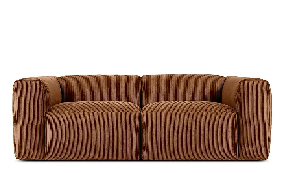 KONSIMO Einzelsofa  Buffo ¦ orange ¦ Maße (cm): B: 210 H: 73 Polstermöbel > günstig online kaufen