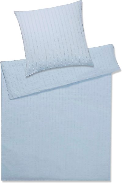 Elegante Bettwäsche "Chelsea" 2 Stk. gewebter Seersucker günstig online kaufen