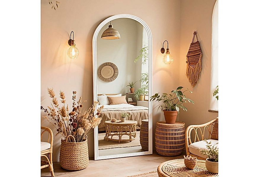 Yemaster Ganzkörperspiegel Ganzkörperspiegel 160x50 cm aus massivem Holz mi günstig online kaufen