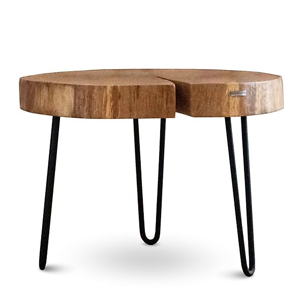 holz4home Couchtisch aus einer Baumscheibe 50 bis 64 CM günstig online kaufen