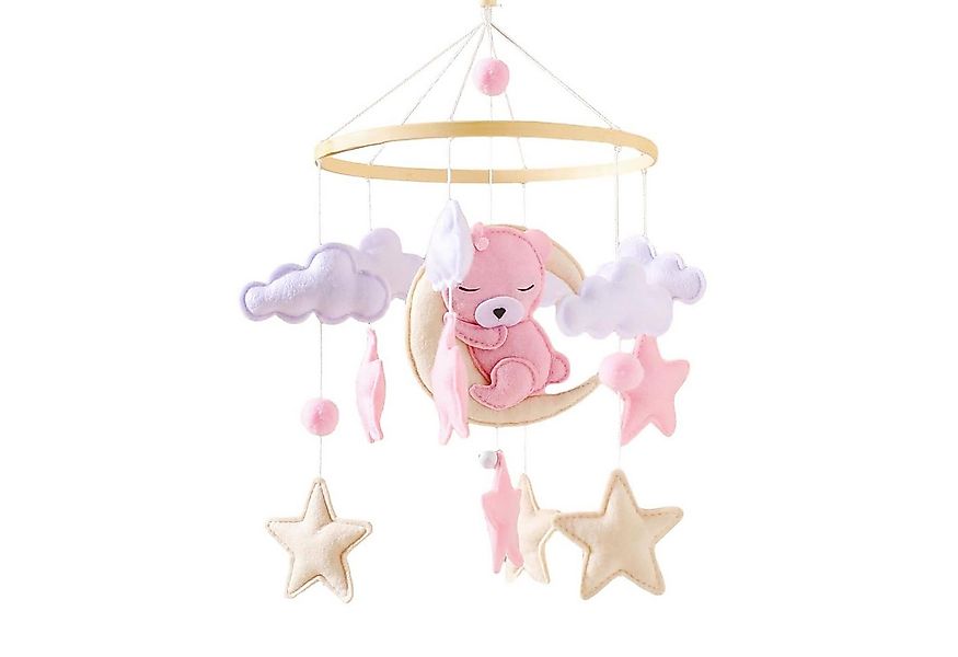 Coonoor Mobile Baby mit Holzring und süßen Tierchen für Babybett Jungen und günstig online kaufen