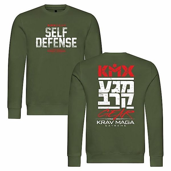 deinshirt Rundhalspullover Herren Pullover Krav Maga self defense Mit Print günstig online kaufen