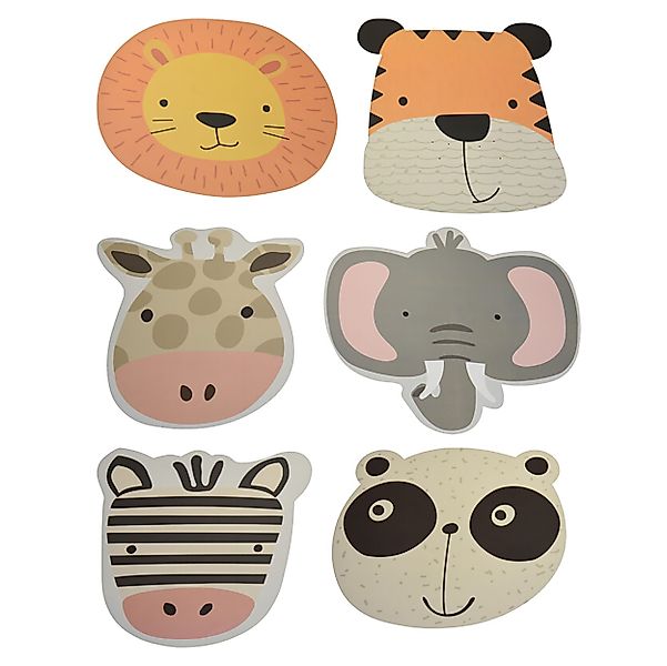 Annastore Platzset 6-teiliges Platzset Kinder Tiermotive günstig online kaufen