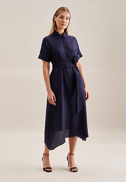 seidensticker Sommerkleid Schwarze Rose Kurzarm Kragen günstig online kaufen