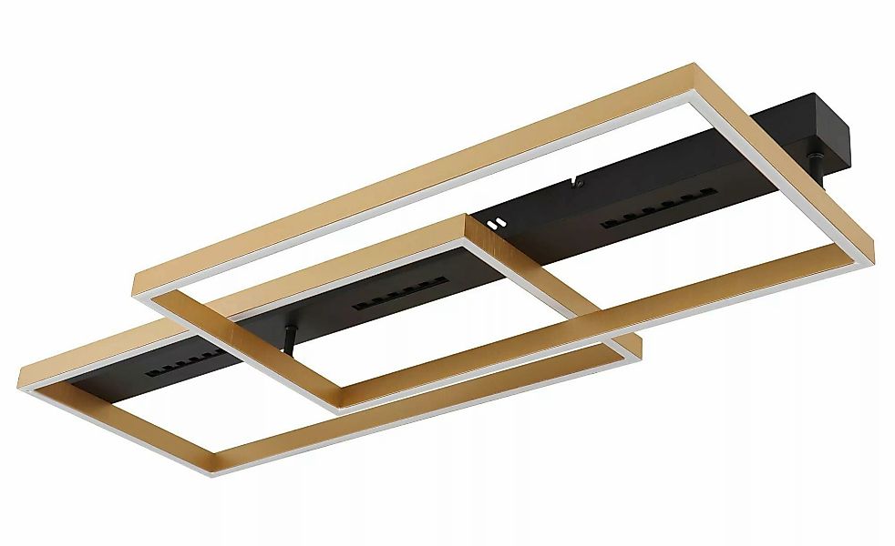 Globo Lighting Deckenleuchte   ¦ schwarz ¦ Maße (cm): B: 90 H: 10,2 T: 39.8 günstig online kaufen