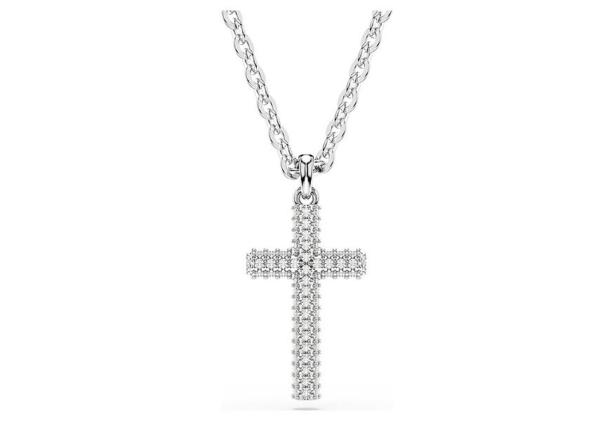 Swarovski Charm-Kette Insigne Anhänger Pavé, Kreuz, Weiß, Rhodiniert 567557 günstig online kaufen