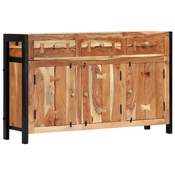 Vidaxl Sideboard 120x35x75 Cm Akazie Massivholz günstig online kaufen