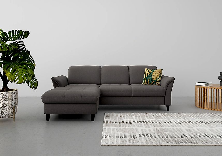 sit&more Ecksofa "Maggiore L-Form" wahlweise mit Kopfteilverstellung, Bettf günstig online kaufen