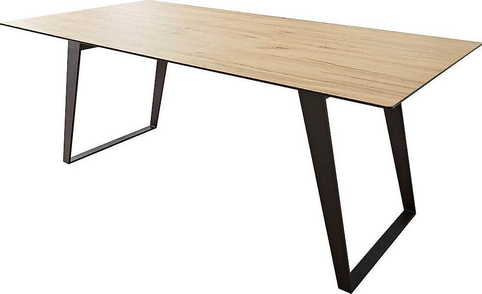 DELIFE Esstisch Edge, Keramik Laminam® Sabbia günstig online kaufen
