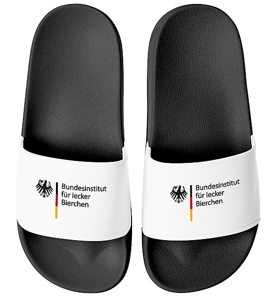MoonWorks Badeschlappen Badelatschen Unisex mit Aufdruck günstig online kaufen