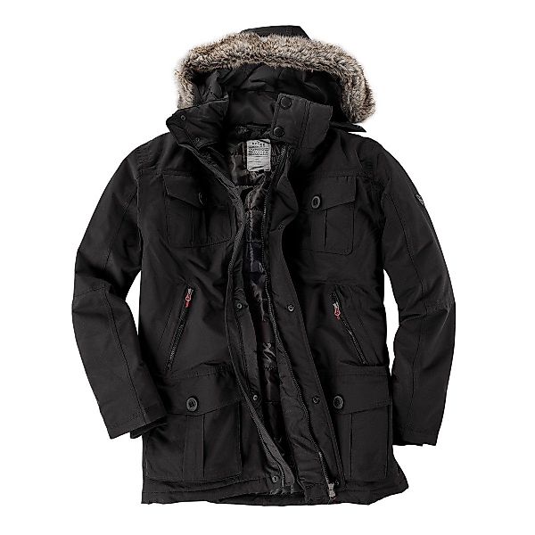 Brigg Parka Brigg schwarzer Parka mit günstig online kaufen