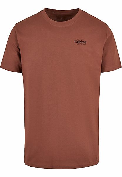 MisterTee T-Shirt "MisterTee Herren Espresso M Club Tee" günstig online kaufen