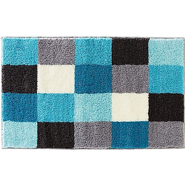 Erwin Müller Badematte Badematte "Kreta", Höhe 20 mm, eckig, Karo günstig online kaufen