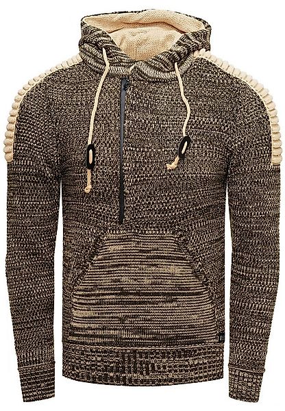 Rusty Neal Kapuzensweatshirt Knitwear mit praktischem Reißverschluss günstig online kaufen
