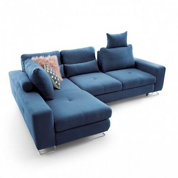 JVmoebel Ecksofa Schlafsofa Sofa Polster Wohnzimmer Textl Sitz Garnitur Fun günstig online kaufen