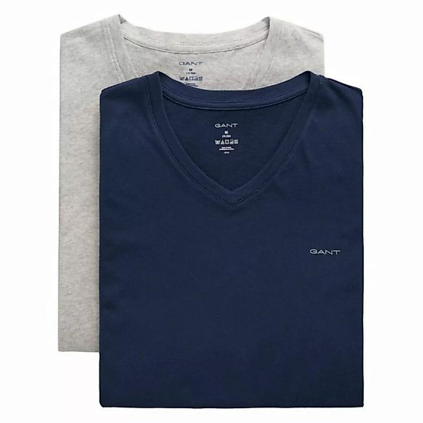 Gant T-Shirt Herren T-Shirt, 2er Pack - V-NECK T-SHIRT 2-PACK günstig online kaufen