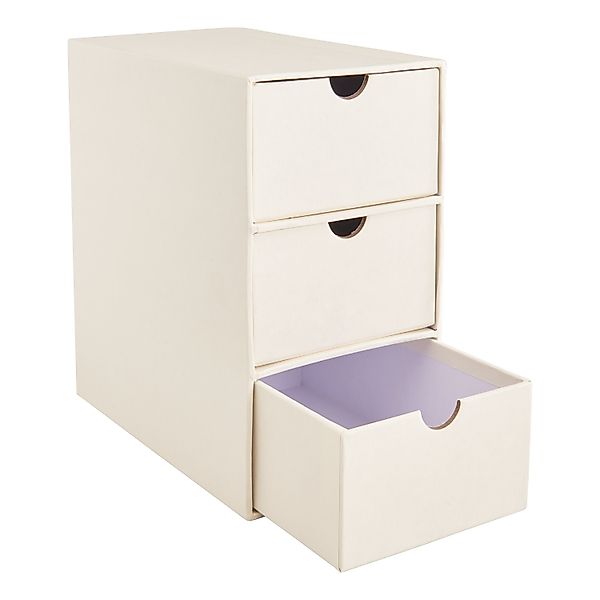 VBS Aufbewahrungsbox Schubladenbox 3-schübig (4 St), günstig online kaufen