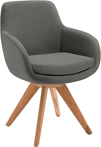 Musterring Esszimmerstuhl "Tavia" (Set) 2 Stk.Stativgestell Wildeiche massi günstig online kaufen