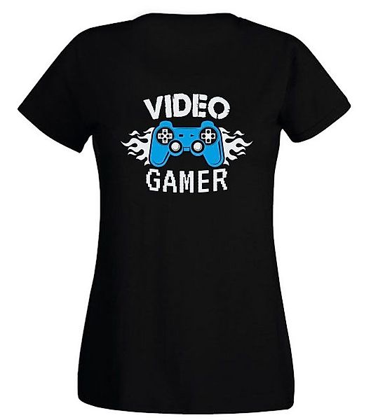 G-graphics T-Shirt Damen T-Shirt - Video Gamer Slim-fit, mit trendigem Fron günstig online kaufen