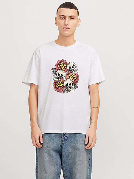 Jack & Jones T-Shirt JORANATOMY SKULL TEE SS CREW NECK LN günstig online kaufen