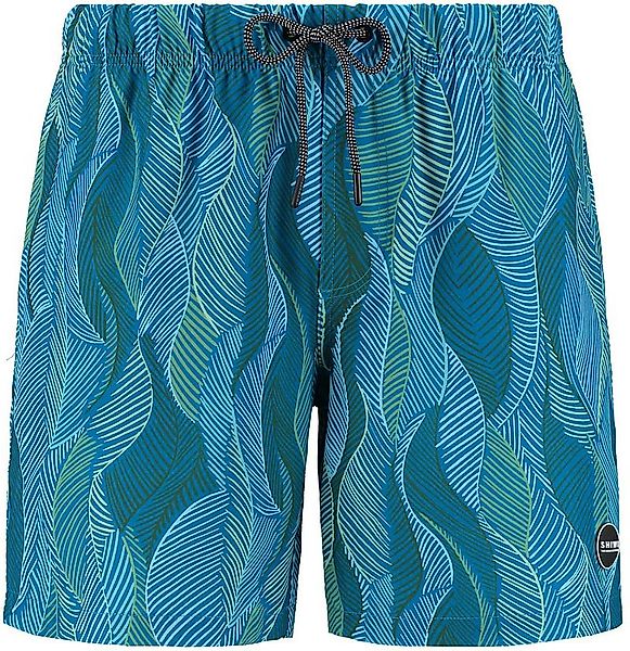 Shiwi Badeshorts Blätter Blau - Größe M günstig online kaufen