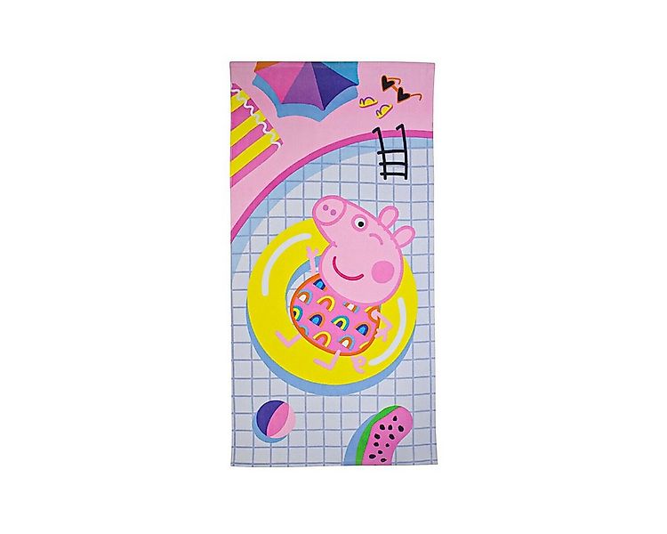 Peppa Pig Badetücher Peppa Wutz Strandtuch 70x140cm – Summer Design, 100% B günstig online kaufen