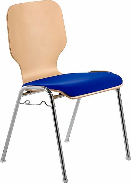 Mayer Sitzmöbel Besucherstuhl »2116« () Stapelstuhl stapelbar bis 10 Stk. günstig online kaufen