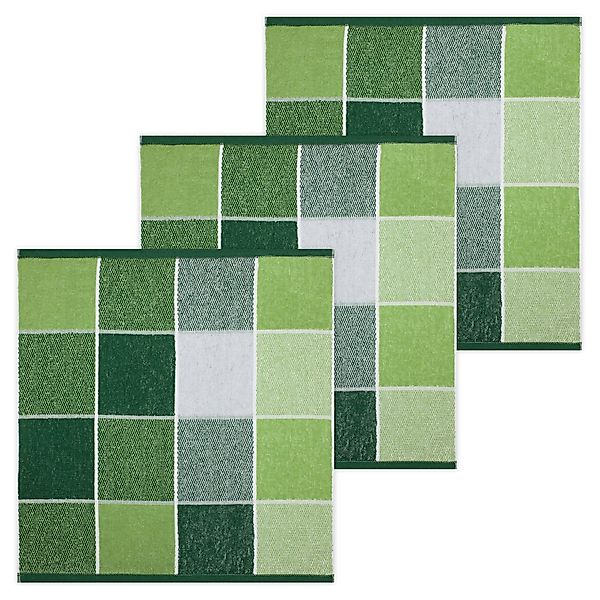 Kracht Geschirrtuch Blockkaro, (Set, 3-tlg., Set), günstig online kaufen