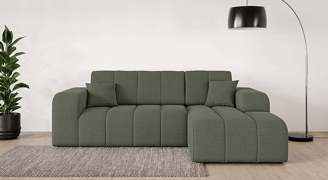 INOSIGN Ecksofa "CASSY L-Form, Schlafsofa mit Bettkasten, Maße B/T/H: 245/1 günstig online kaufen