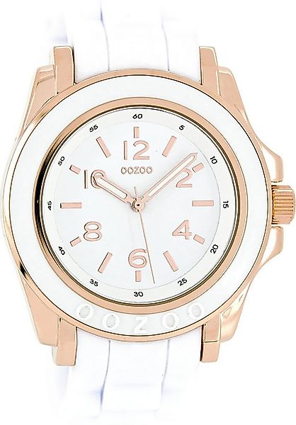 OOZOO Quarzuhr Oozoo Damen Armbanduhr weiß Analog matt, (Analoguhr), Damenu günstig online kaufen