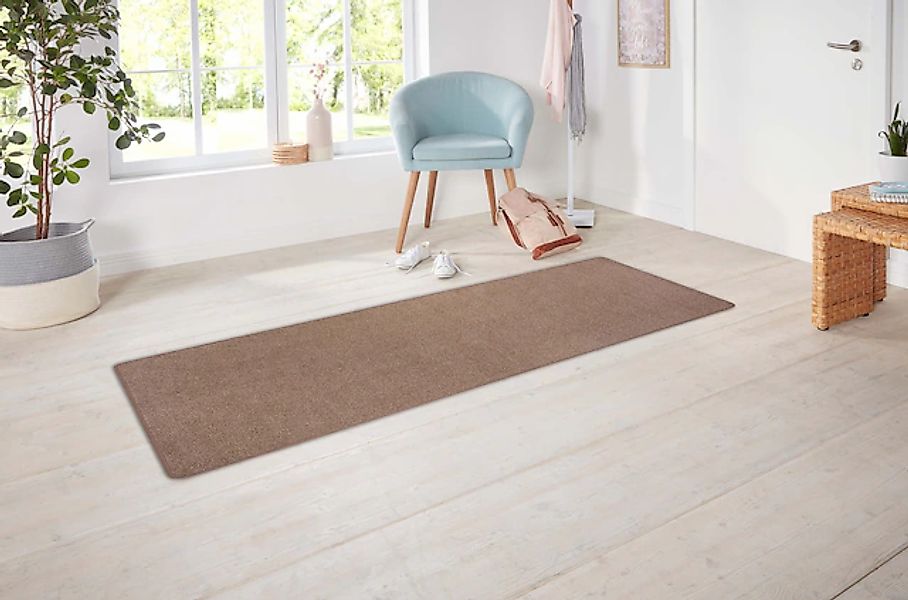 Hanse Home Exclusiv Läufer »Liberty«, rechteckig, 7 mm Höhe, Uni-Meliert, r günstig online kaufen