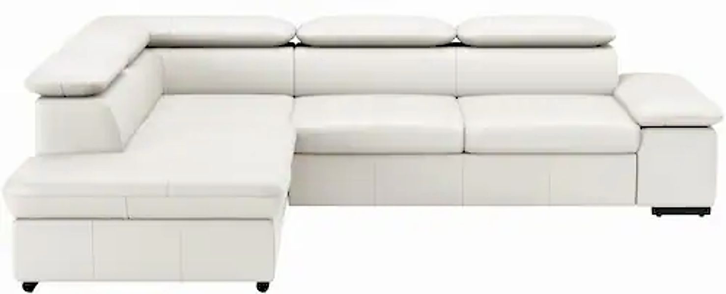 sit&more Ecksofa »Alcudia L-Form« mit Armteilverstellung, optional Kopfteil günstig online kaufen