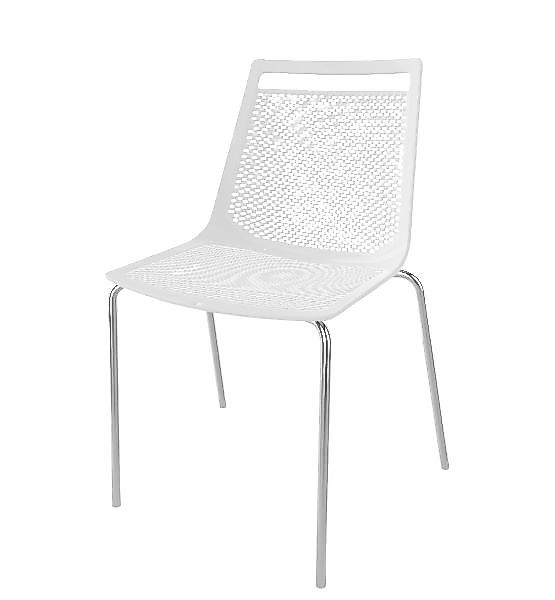 Ergonomischer Beratungstuhl Akami NA Weiß, Chrom günstig online kaufen