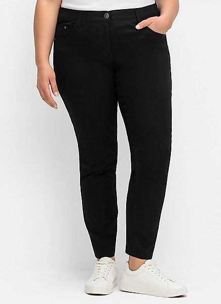 Sheego Jerseyhose Stretch-Hose . schmal, im Curvy-Schnitt VERENA günstig online kaufen