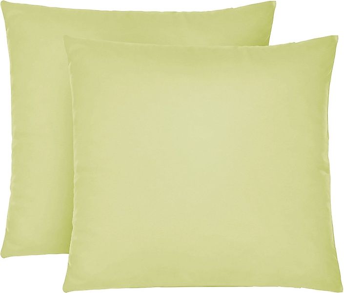 Biberna Kissenbezug Michi Feinjersey mit Reißverschluss, (2 Stück), verschi günstig online kaufen