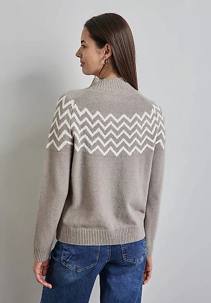 STREET ONE Strickpullover, mit grafischem Muster günstig online kaufen