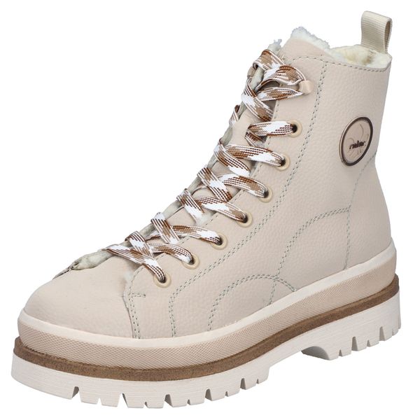 Rieker Winterstiefelette Plateauboots, Schnürboots, Profilsohle, mit günstig online kaufen